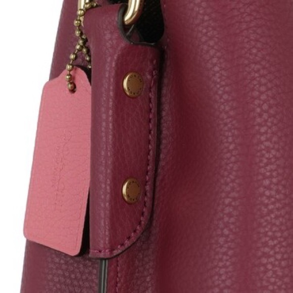 Coach Willow Shoulder Bag In Colorblock - Picture 10 of 14